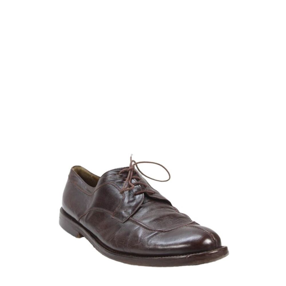 Barneys New York Mens Leather Lace Up Oxford Dress Shoes Brown Size 11 Medium